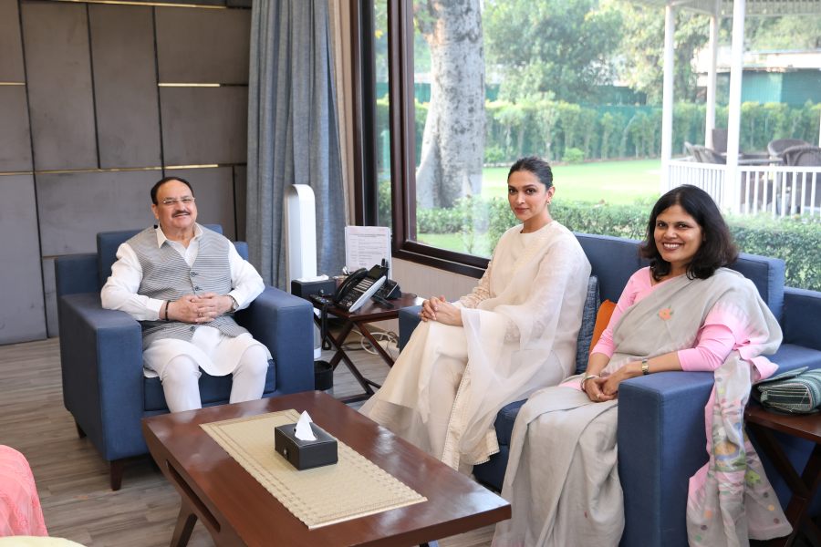 Deepika Padukone Appointed First-Ever Mental Health Ambassador by Union Ministry of Health & Family Welfare